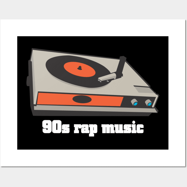 90s rap hip hop music Wall Art by untagged_shop